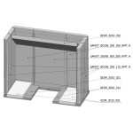 Vermiculitový strop KV 025W 01 (B) 